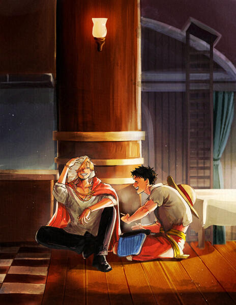Luffy &amp; Sanji (Cookbook Zine) - August 2025